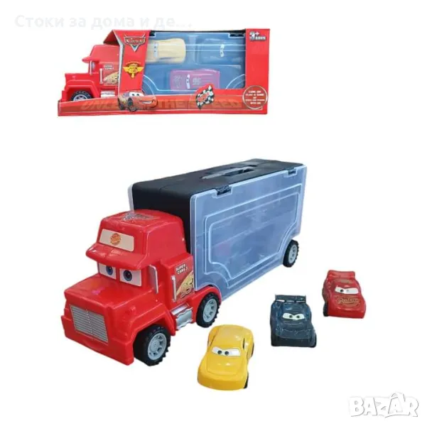 ✨ Автовоз Маккуин с 3 коли  , снимка 1