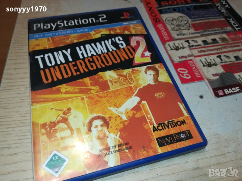 SONY PS2 GAME TONY HAWKS 2610251914, снимка 1