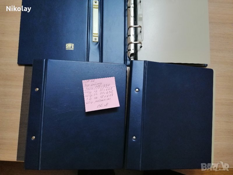  АЛБУМИ, КЛАСЬОРИ ЗА МОНЕТИ 3 БР. КОМПЛЕКТ, снимка 1