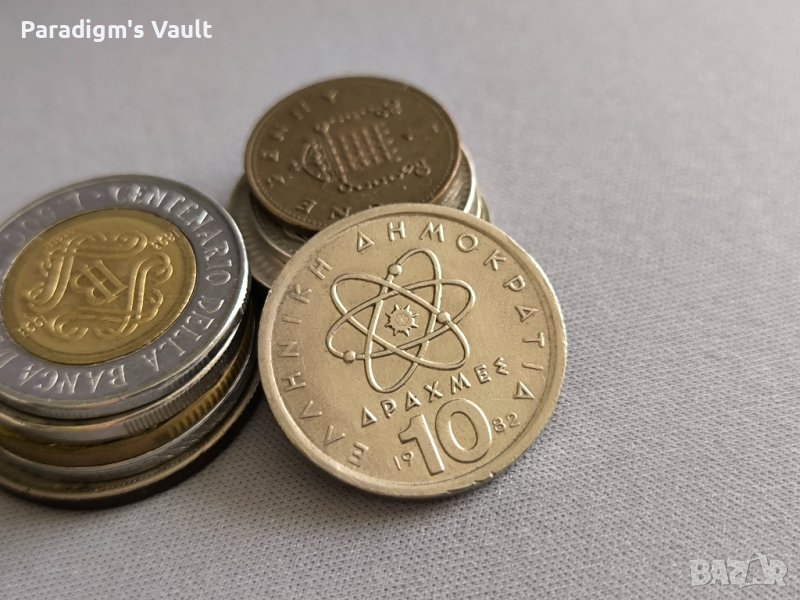 Монета - Гърция - 10 драхми | 1982г., снимка 1