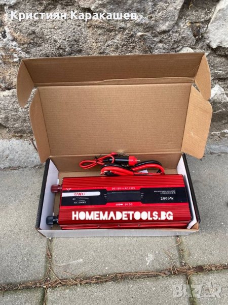 Инвертор на напрежение, UKC, 12V / 220V, мощност 2000W, снимка 1