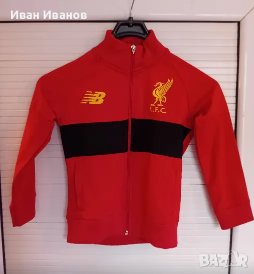 Оригинално детско горнище на Ливърпул - размер 116, снимка 1