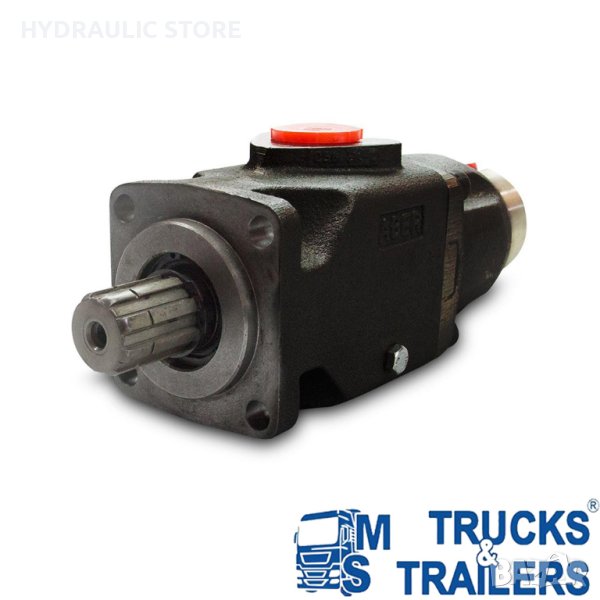 Бутална права помпа с две налягания 45+45л ABER, снимка 1