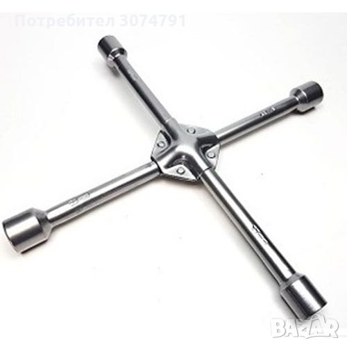 Ключ Кръстачка за джанти с планка - усилена 17мм, 19мм, 21мм, 23мм, снимка 1