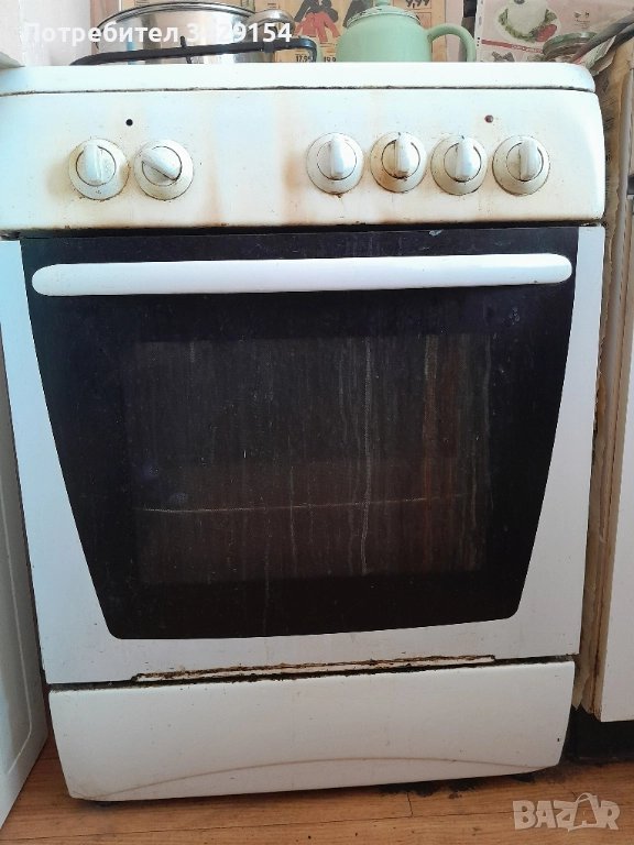 Супер Изгодно Готварска Печка на Ток и Газ РАБОТЕЩА.!, снимка 1