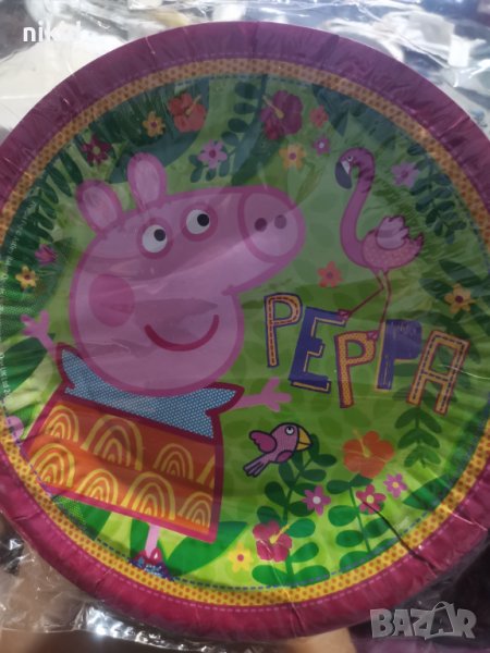 Пепа Пиг peppa pig pepa 10 бр парти чинии чинийки, снимка 1