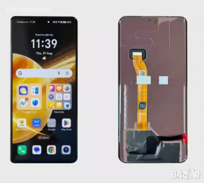 LCD Дисплей за Huawei Honor Magic 7 Lite / X9c (5G) (2024) Тъч скрийн (БЕЗ РАМКА) / Черен / Оригинал, снимка 1