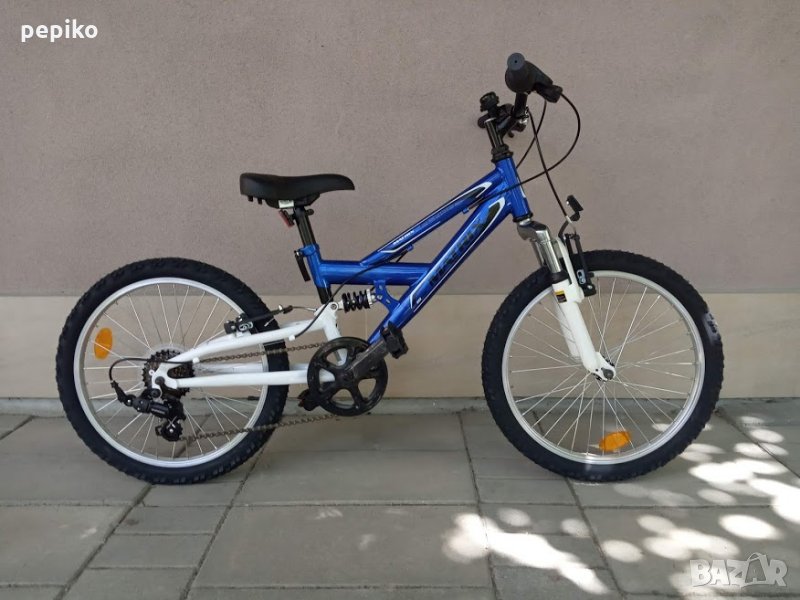 Продавам колела внос от Германия мтв детски велосипед FLACH MATRIX 20 цола преден и заден амортисьои, снимка 1