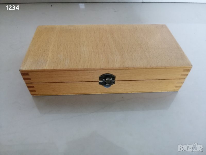 Дървена кутия 20 х 10 h 4.5 cm , снимка 1