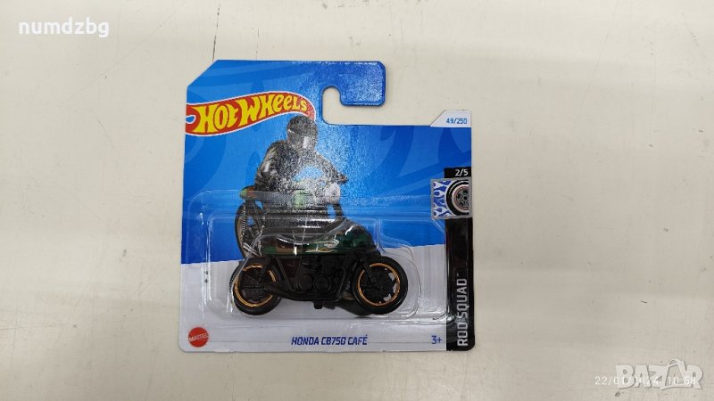 hot wheels honda cb750, снимка 1