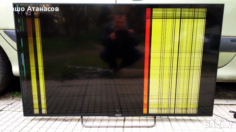 SONY KDL-55W809C със счупена матрица ,1-893-880-21 ,15STM6S-ABC02 ,T550HVN08.2 , T550HVF06.0, снимка 1