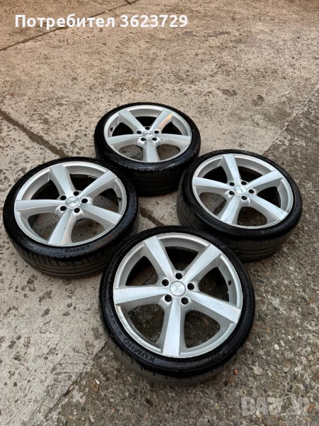 19 цола 5х112 Dezent et35 8j 235/35/19, снимка 1