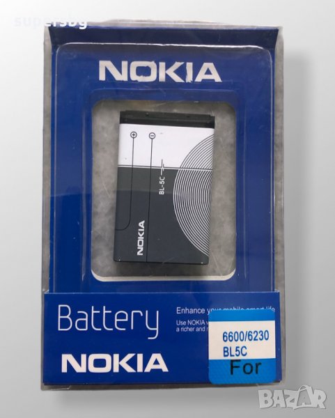 Батерия BL-5C за Nokia 2700, Nokia 150 2020, Nokia 1650 / BL5C  Оригинал, снимка 1