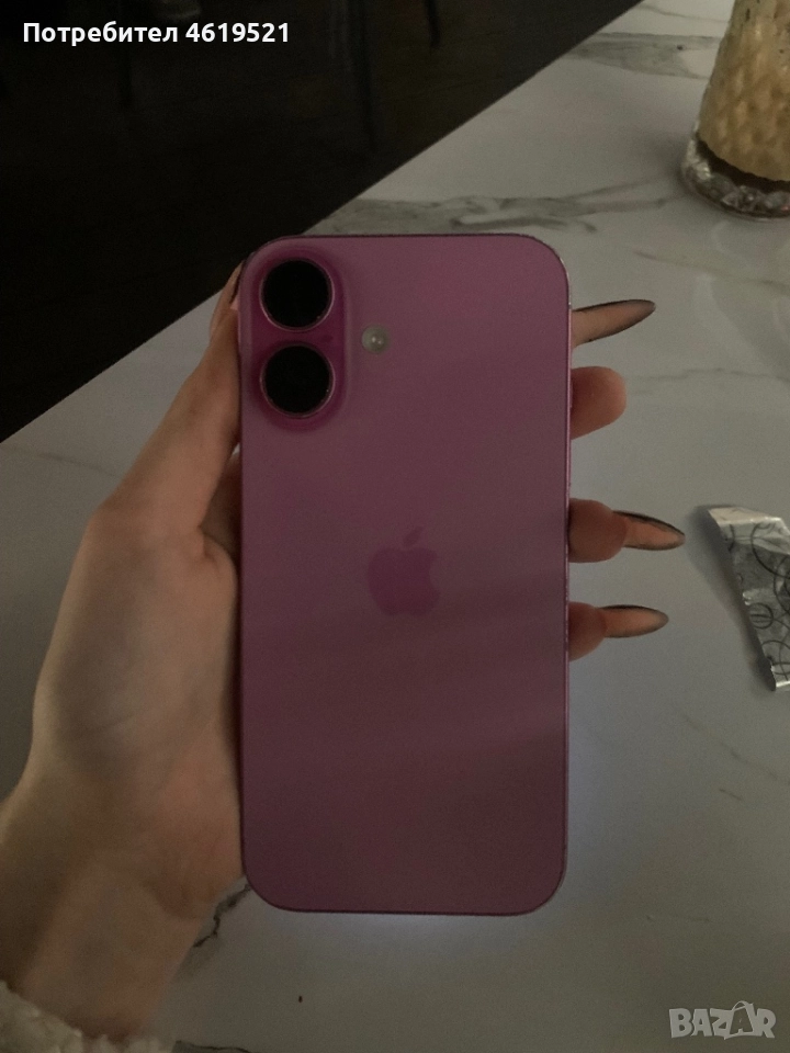 Здравейте, продавам IPhone 16, 700лв, снимка 1