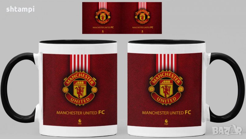 Чаша Манчестър Юнайтед Manchester United Керамична, снимка 1
