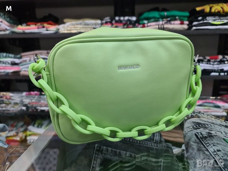 НОВА колекция уникална дамска чанта на DIANA & CO от еко кожа с жестока дръжка на намаление , снимка 1