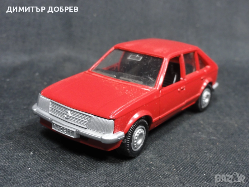 1/43 СТАРА РЕТРО МЕТАЛНА КОЛИЧКА МАЩАБЕН МОДЕЛ OPEL KADETT D GAMA MINI GERMANY, снимка 1