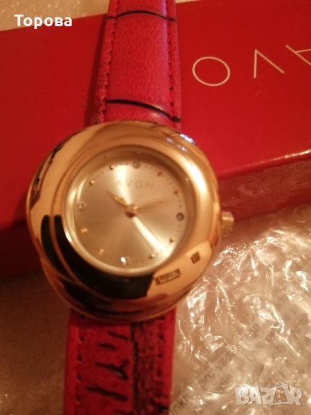 Дамски часовник с кожена каишка , снимка 1