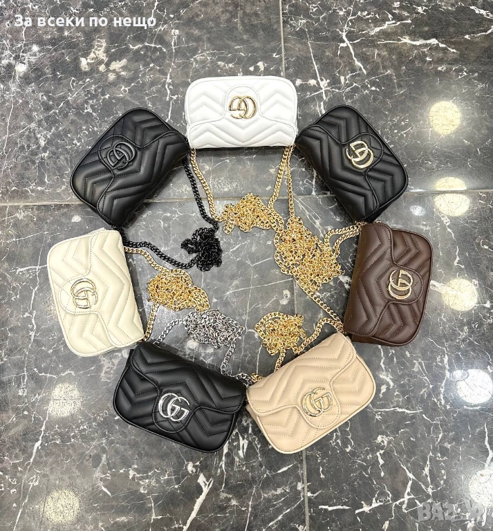 Gucci Дамска Чанта С Дълга Дръжка Синджир Гучи - Налични Различни Цветове Код SK219, снимка 1