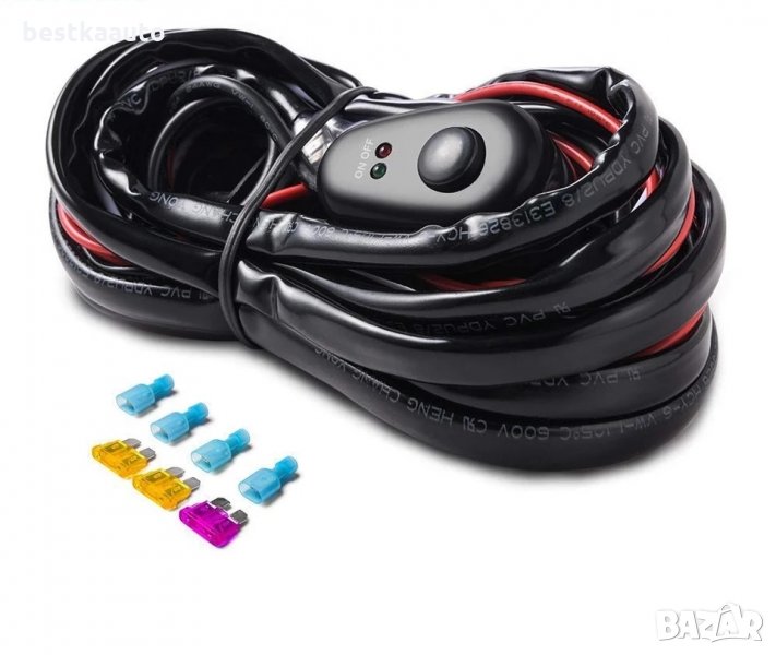 Комплект окабеляване за LED барове, халогени, фарове, крушки и други, снимка 1