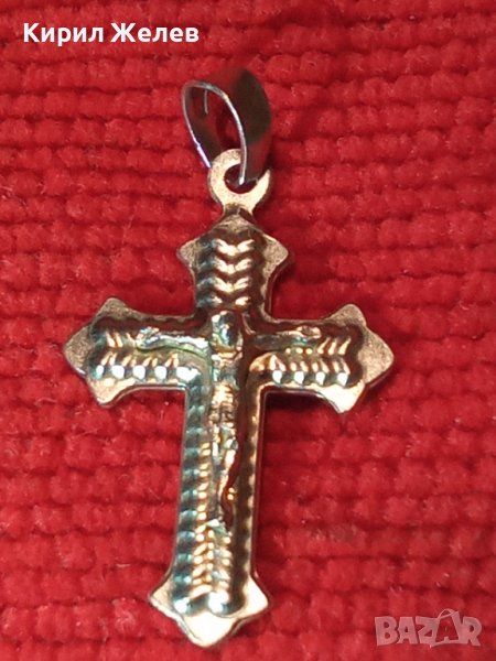 СРЕБЪРНО НАГРЪДНО РАЗПЯТИЕ СРЕБРО 925 КРЪСТ КРЪСТЧЕ 40066, снимка 1