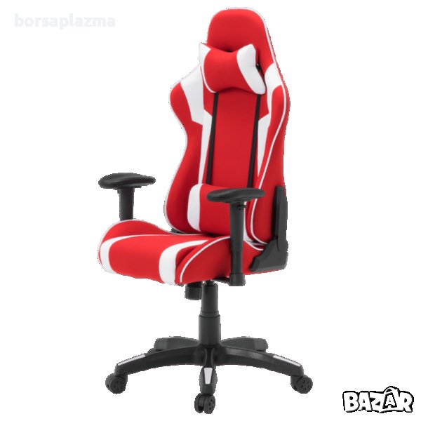 Геймърски стол Carmen 6312 - бял - червен, снимка 1