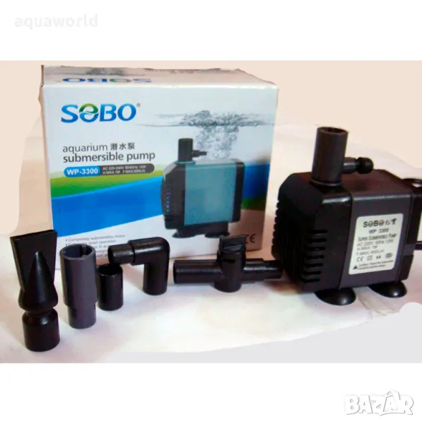 "ПРОМОЦИЯ" Фонтанна помпа Sobo WP 3300, снимка 1