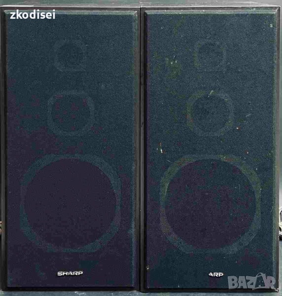 Тонколони 2бр. SHARP CP-W5H(RW), снимка 1