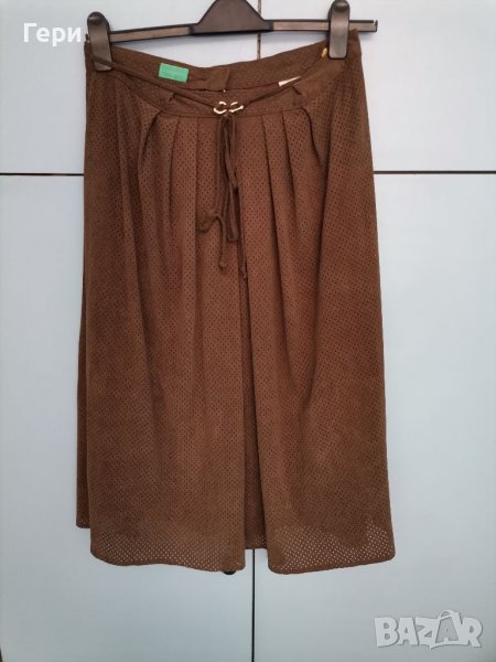 Кафява елегантна пола , снимка 1