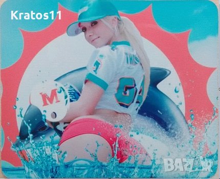 Подложка - Пад за мишка - Miami Dolphins, снимка 1