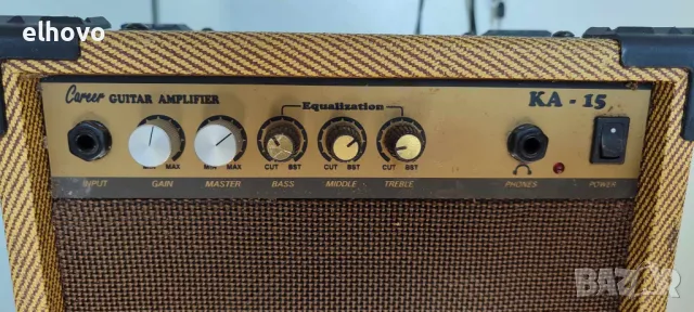 Усилвател за китара Career KA-15, снимка 4 - Ресийвъри, усилватели, смесителни пултове - 47831911