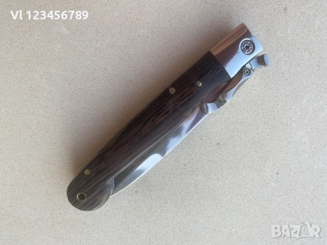 Сгъваем полуавтоматичен нож Тип НКВД 110x255, снимка 7 - Ножове - 51446554