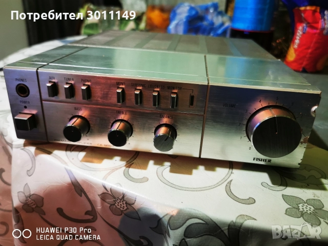 Fisher CA M100+Fisher FM100, снимка 3 - Ресийвъри, усилватели, смесителни пултове - 52804497