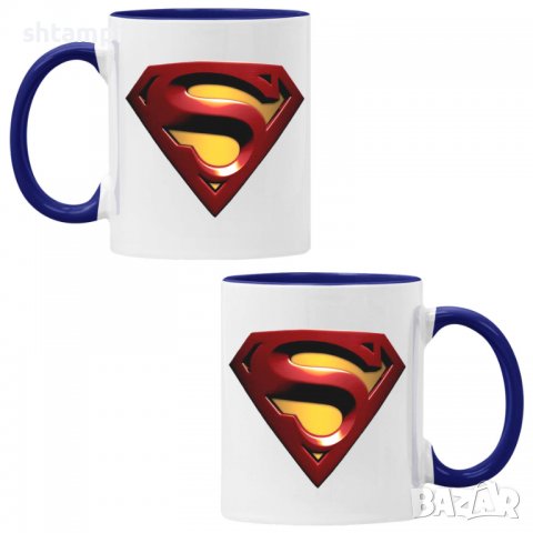 Чаша DC Superman Logo,Керамична Чаша, Кафе Чай, Игра,Изненада,Подарък,Повод,Празник,Рожден Ден, снимка 4 - Чаши - 38512458