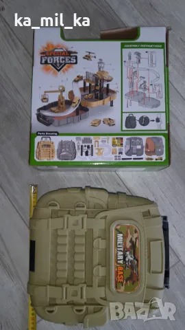 Играчка-Военна база, Куфар, снимка 4 - Конструктори - 48472401