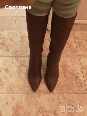 Ботуши от естествена кожа 