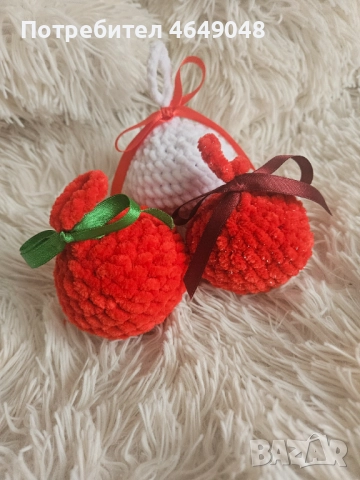 Коледни , снимка 2 - Плюшени играчки - 52440664