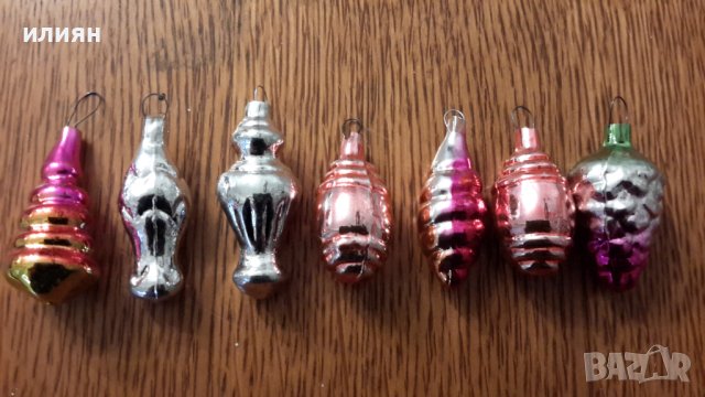 Малки стъклени новогодишни играчки 60лв за всички , снимка 12 - Колекции - 40700254