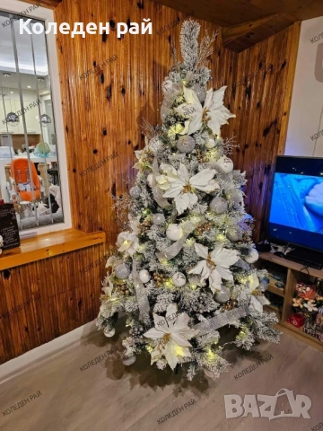 СНЕЖНИ ЕЛХИ Снежен сън с два вида клони – дебели и тънки, смесени за перфектен зимен ефект, снимка 7 - Декорация за дома - 52344604