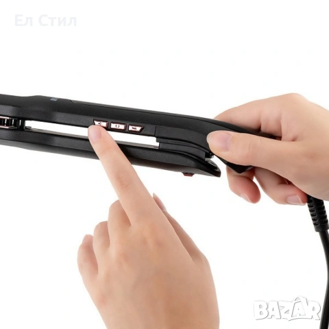 Преса за изправяне на коса с вграден насочващ гребен Muhler MHS-777, снимка 5 - Преси за коса - 53585398