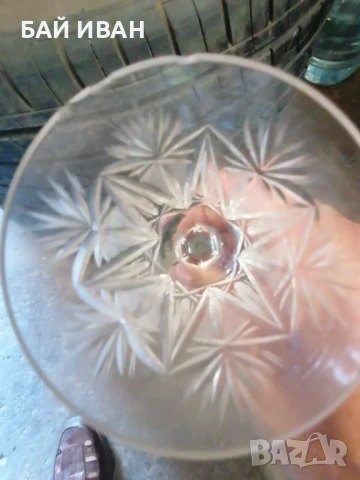 СТАРИ КРИСТАЛНИ ЧАШИ, снимка 11 - Сервизи - 40834828