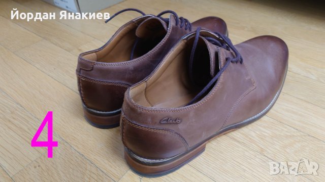 Мъжки обувки Кларкс 47 номер, Clarks 12 UK, снимка 6 - Спортно елегантни обувки - 43563695