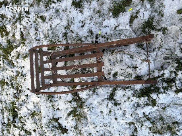 Българска  дървена шейна, снимка 3 - Зимни спортове - 53202707
