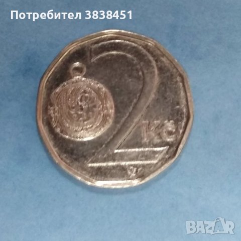 2 крони 2014г.Чехия, снимка 1