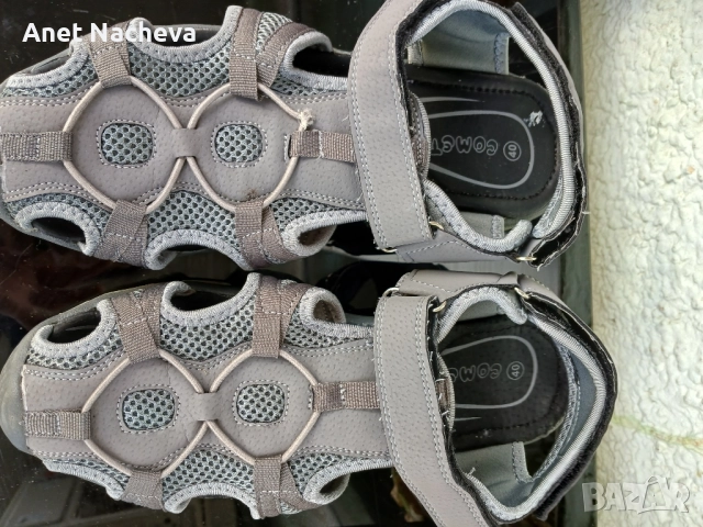 Сандали спортни, тип маратонки, сиви