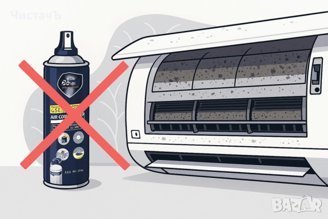 Професионално/машинно почистване на климатик от ЧистачЪ, снимка 4 - Други почистващи услуги - 52433583