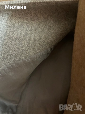 Zara палто - сиво и бежово в комплект, снимка 6 - Палта, манта - 53066512