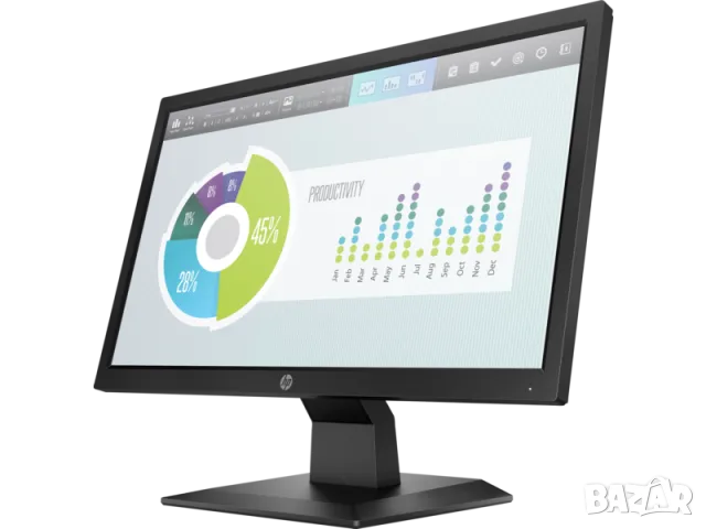 Промо: Нов монитор HP P204v 19.5" (1600x900) HDMI, снимка 1