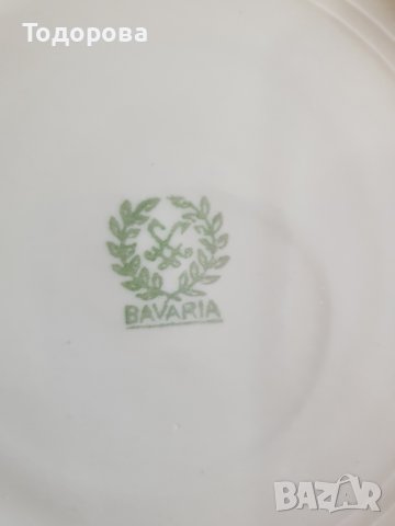 Порцеланов троен сет -Бавария, снимка 3 - Сервизи - 44115590