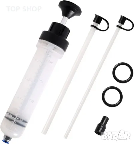 LEMOTO 200CC Маслен екстрактор, спринцовка за засмукване на масло, автомобилно гориво